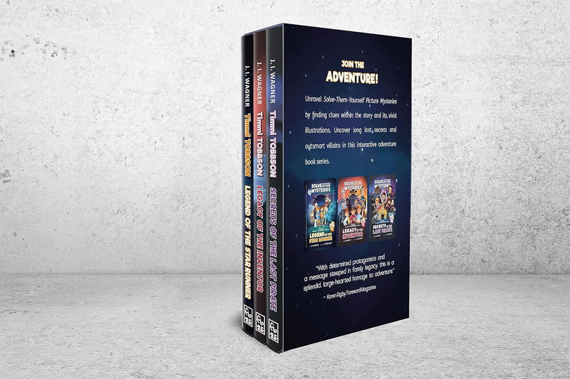 Timmi Tobbson Big Boxed Set: Solve-Them-Yourself Picture Mystery Adventures for Boys and Girls aged 8-12