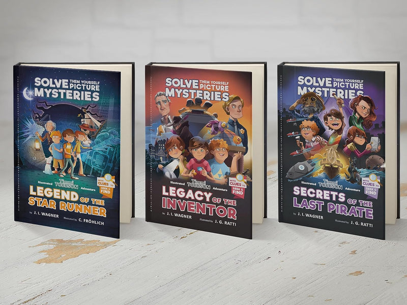 Timmi Tobbson Big Boxed Set: Solve-Them-Yourself Picture Mystery Adventures for Boys and Girls aged 8-12