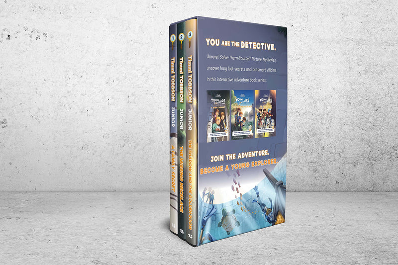 Timmi Tobbson Junior Boxed Set: Children's Detective Adventure Books 1-3 (Solve-Them-Yourself Mysteries Book Series for Boys and Girls (Cover may vary)