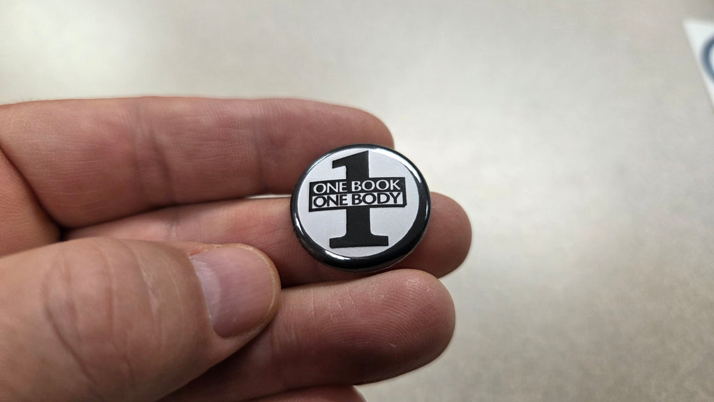 One Book One Body 1" Button Pin