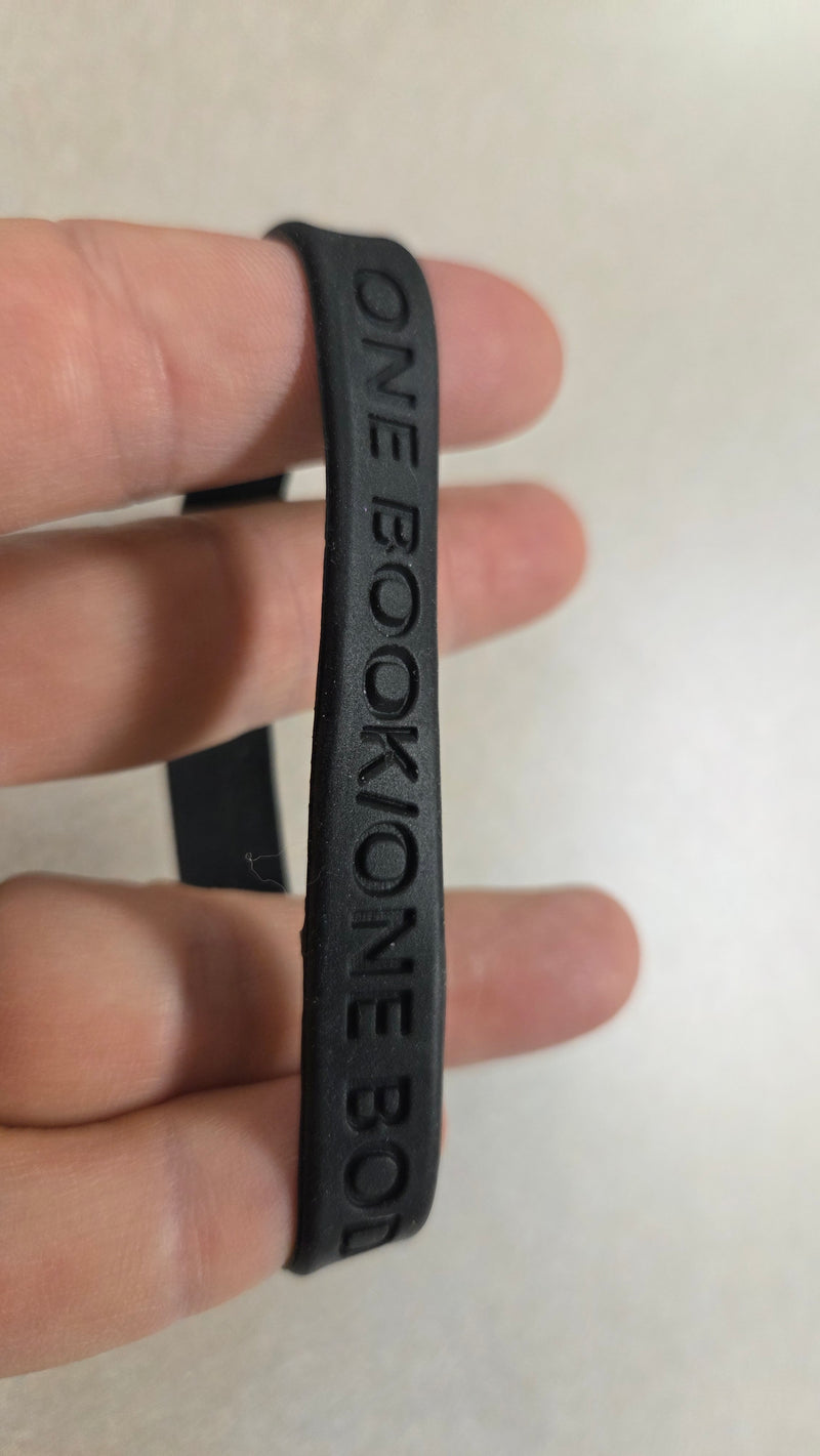 One Book One Body Silicone Wristband