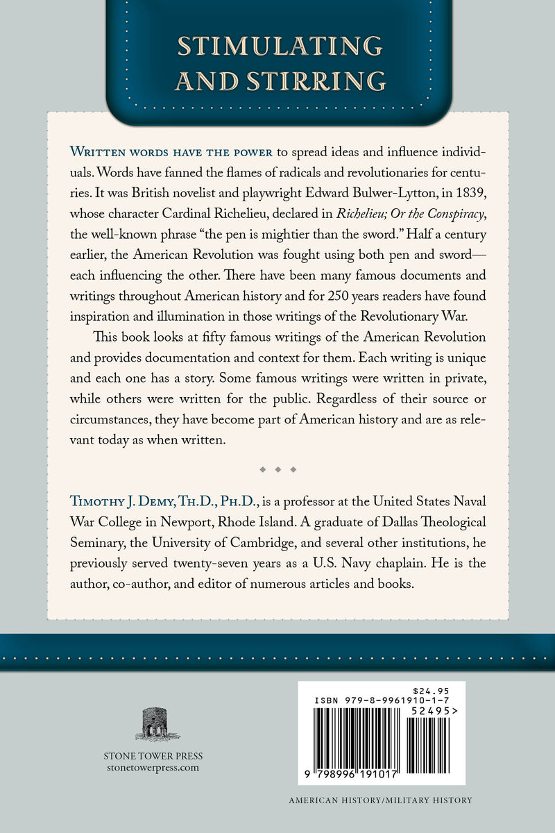 Fifty Famous Writings of the American Revolution