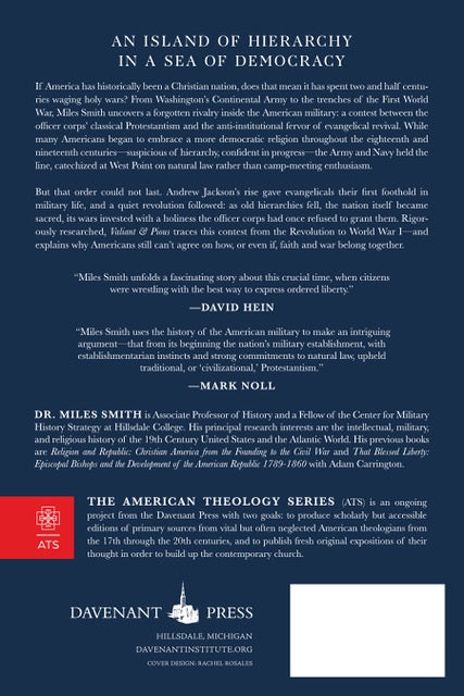 Valiant & Pious: The Idea of the Christian Soldier in America, 1776–1918