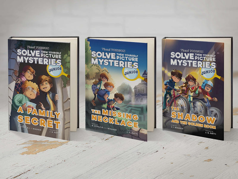 Timmi Tobbson Junior Boxed Set: Children's Detective Adventure Books 1-3 (Solve-Them-Yourself Mysteries Book Series for Boys and Girls (Cover may vary)